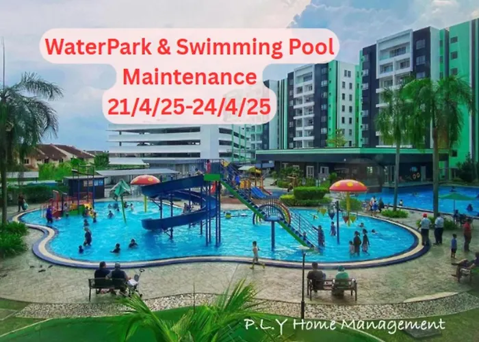 Crystal Cozy Suite Poolview Netflix Waterpark@ Ipoh Station 18